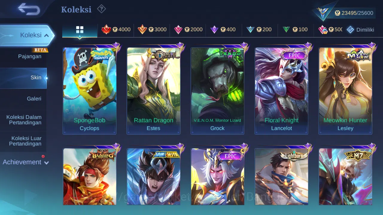 Mobile Legends: Bang Bang Accounts Hero 96 Skin 94 | Prime Granger | Seiya Badang | B image 2