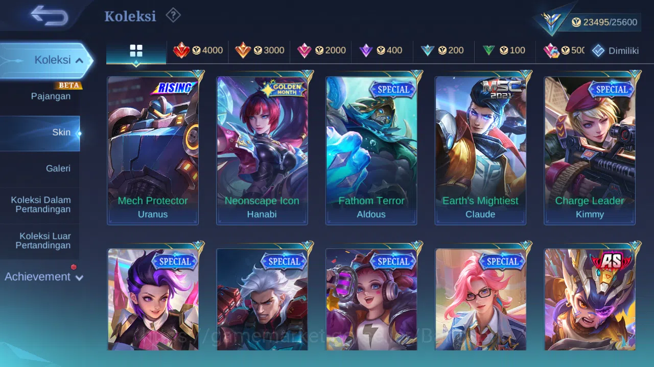 Mobile Legends: Bang Bang Accounts Hero 96 Skin 94 | Prime Granger | Seiya Badang | B image 5