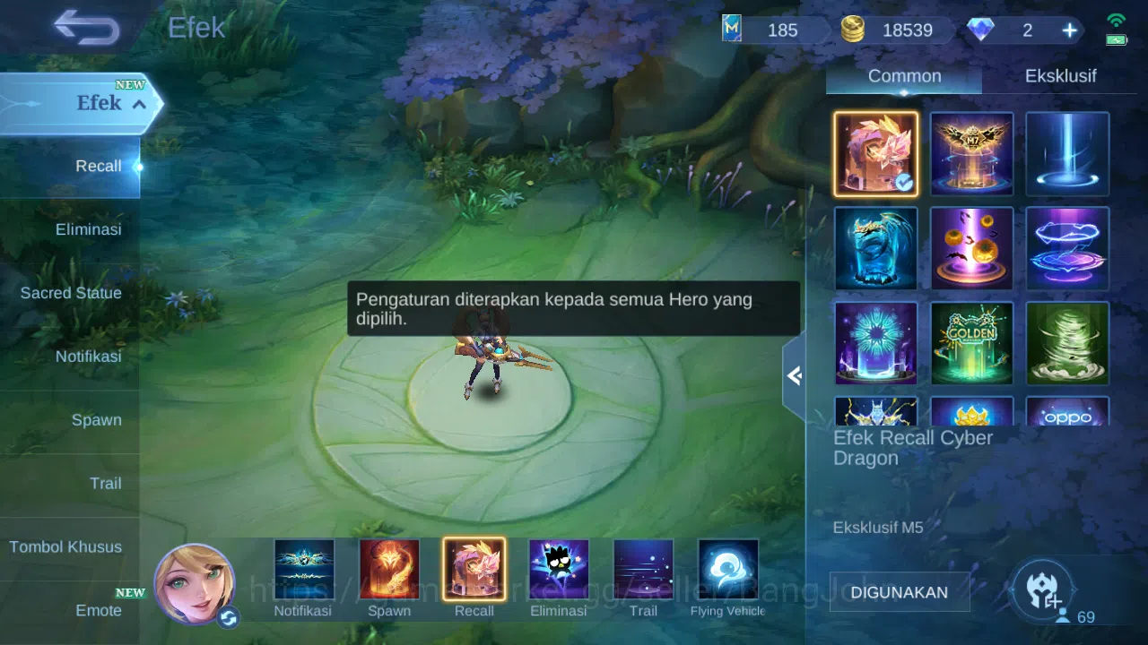 Mobile Legends: Bang Bang Accounts Hero 96 Skin 94 | Prime Granger | Seiya Badang | B image 8