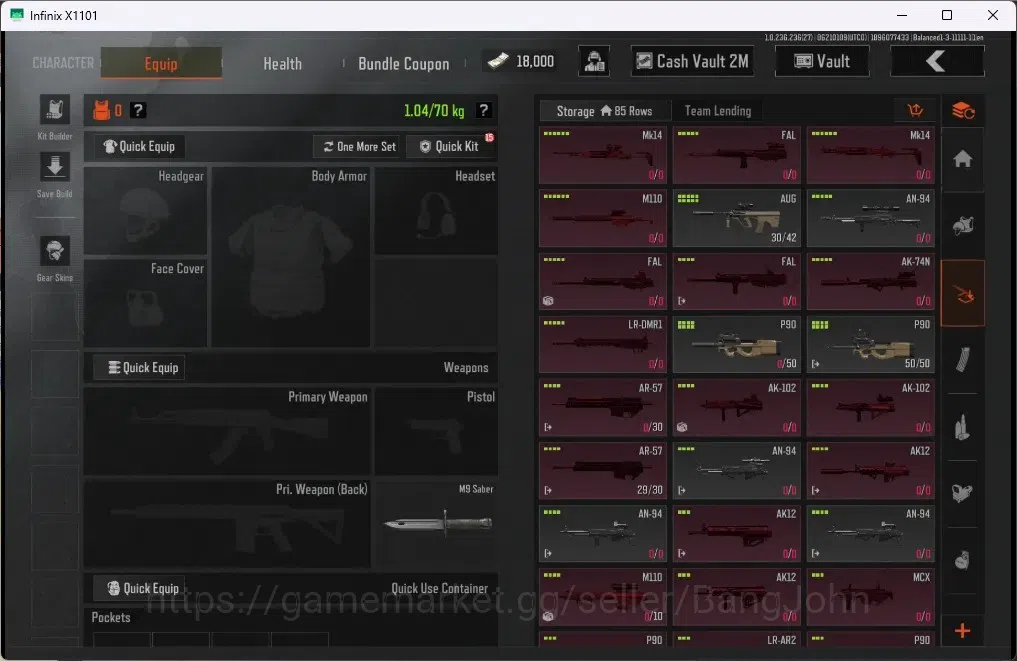 Arena Breakout Accounts Mobile | SV 4.6 M | CV 2.04 M | Koi AK-102, Glacia image 4