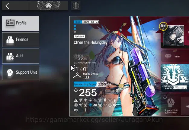 Arknights Accounts Lv120|255 OP+38 Skin|12 Limit|Kirin R,Ela,Marcille image 2