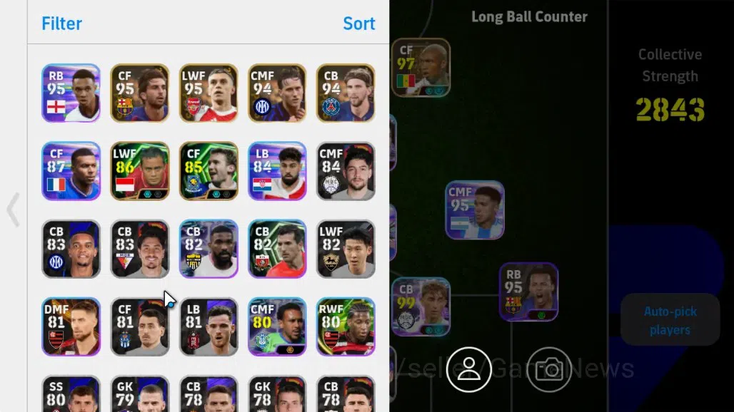 eFootball Accounts Android|Epic Paul Scholes,El-Hadji Diouf,Show Time image 2