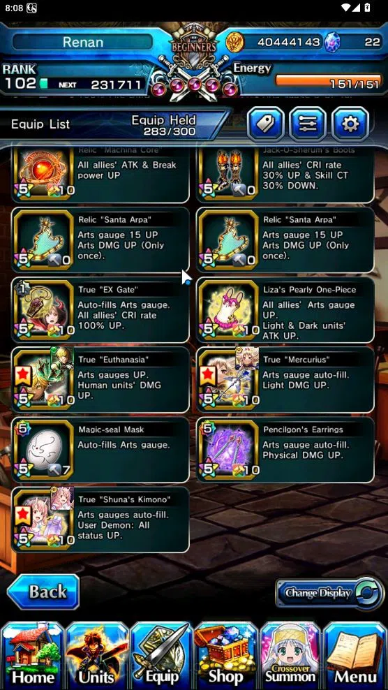 Grand Summoners Accounts Global|Rank 102|11 Ascend[RoyTW,MomoTW,ShunaTW,Liz image 13