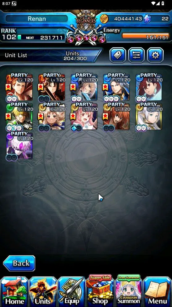 Grand Summoners Accounts Global|Rank 102|11 Ascend[RoyTW,MomoTW,ShunaTW,Liz image 3