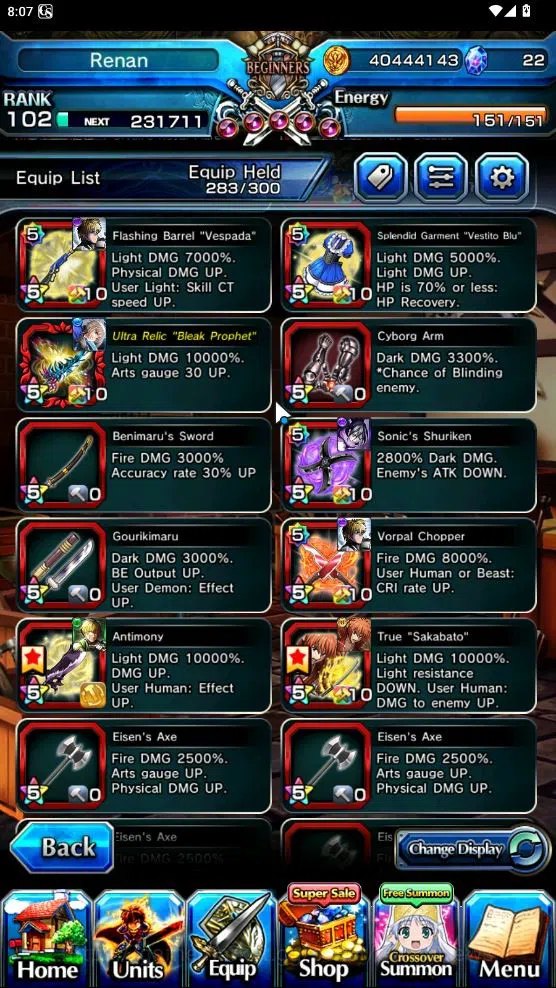 Grand Summoners Accounts Global|Rank 102|11 Ascend[RoyTW,MomoTW,ShunaTW,Liz image 6
