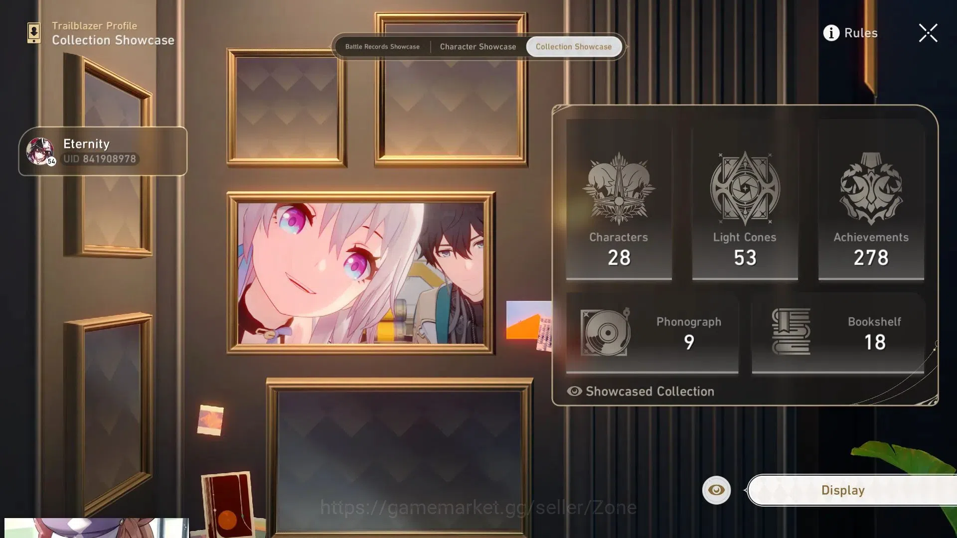 Honkai Star Rail Accounts ASIA|TL54|Evanescia Lv70+Sign LC Lv70 S1|Acheron|R image 1