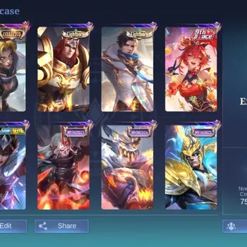 Mobile Legends: Bang Bang Accounts Collector Global|Skin 207|Expert|Collector Natalia,PACE Fanny,Blazing Franco,Lightborn