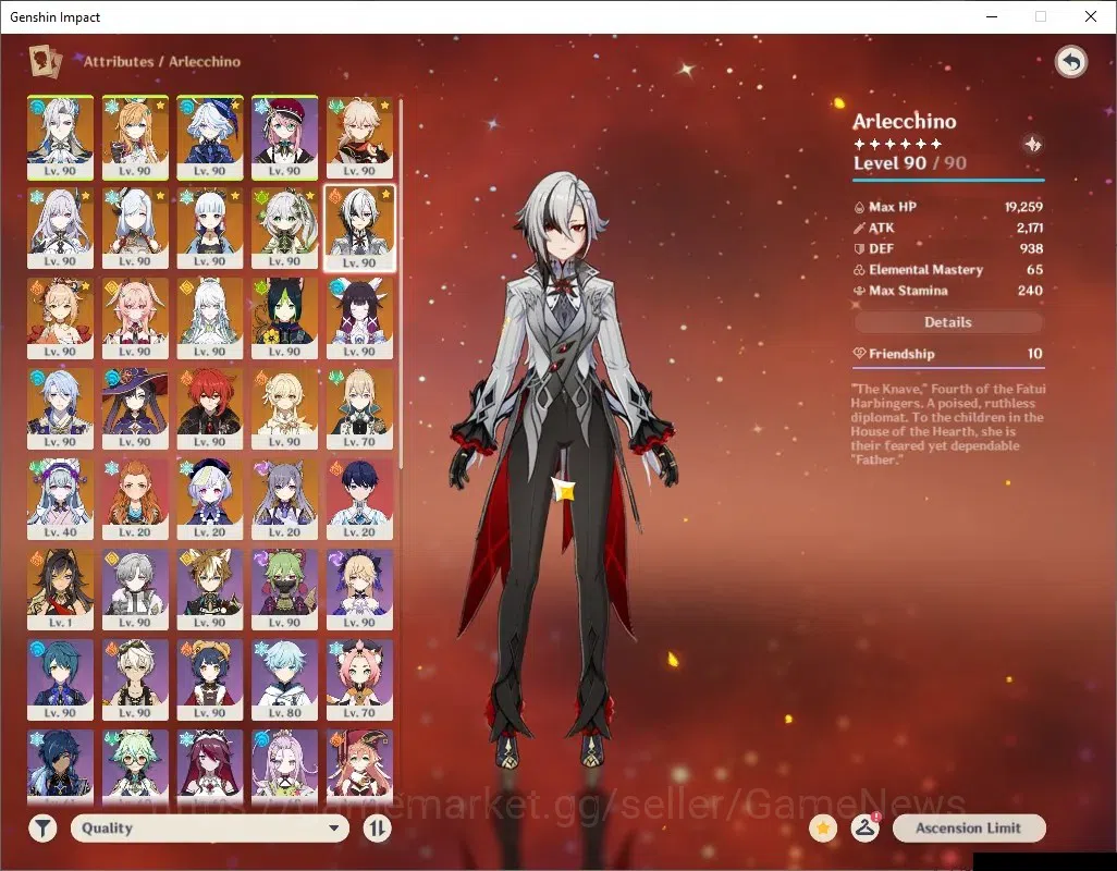 Genshin Impact Accounts ASIA|AR 60|21K Primo|Prem team[Zibai,Skirk,Neuvil, image 15