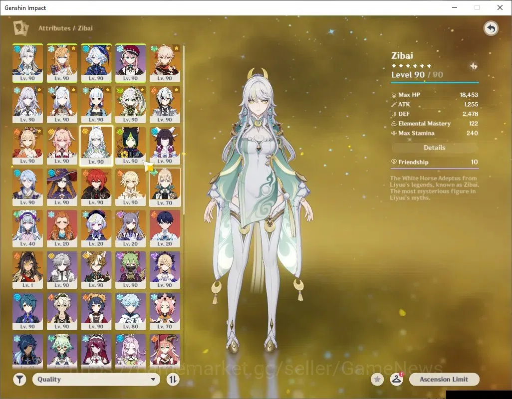 Genshin Impact Accounts ASIA|AR 60|21K Primo|Prem team[Zibai,Skirk,Neuvil, image 18