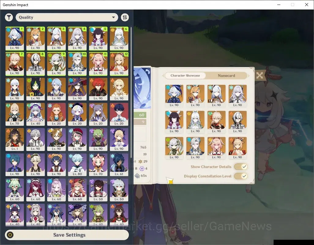 Genshin Impact Accounts ASIA|AR 60|21K Primo|Prem team[Zibai,Skirk,Neuvil, image 2