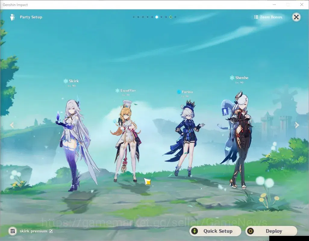Genshin Impact Accounts ASIA|AR 60|21K Primo|Prem team[Zibai,Skirk,Neuvil, image 5