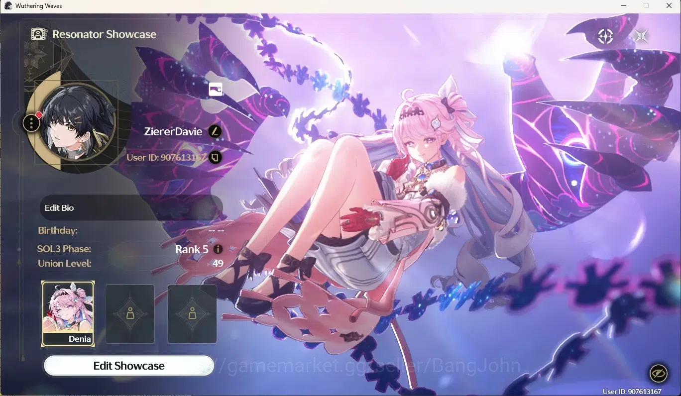 Wuthering Waves Accounts SEA|UL 49|Rank 5|3 Char Limited [(PhrolovaR3,Denia image 1