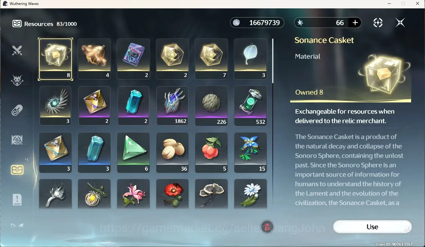 Wuthering Waves Accounts SEA|UL 49|Rank 5|3 Char Limited [(PhrolovaR3,Denia image 15