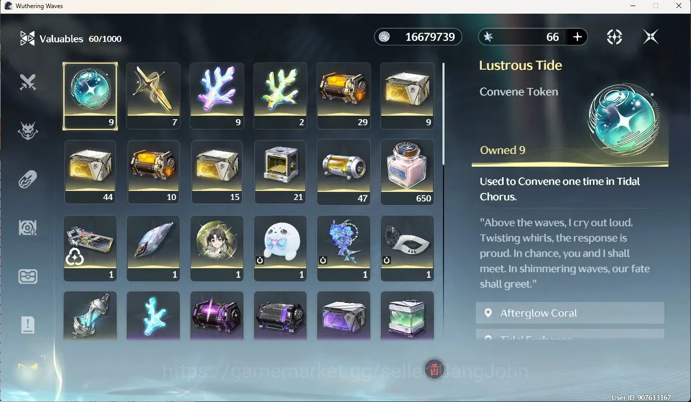 Wuthering Waves Accounts SEA|UL 49|Rank 5|3 Char Limited [(PhrolovaR3,Denia image 17