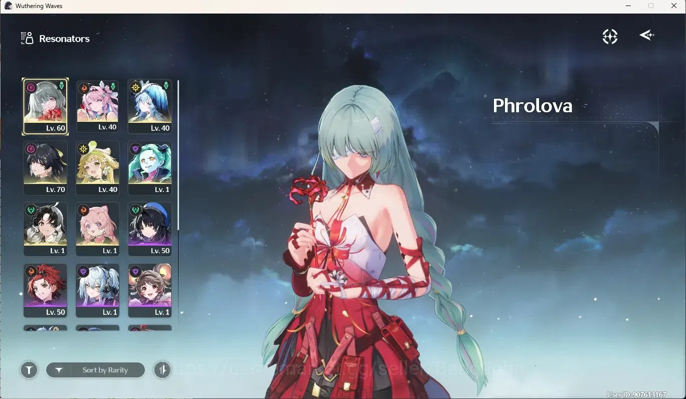 Wuthering Waves Accounts SEA|UL 49|Rank 5|3 Char Limited [(PhrolovaR3,Denia image 2