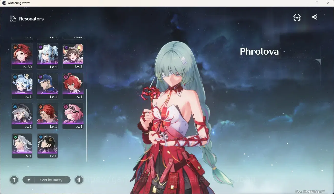 Wuthering Waves Accounts SEA|UL 49|Rank 5|3 Char Limited [(PhrolovaR3,Denia image 3