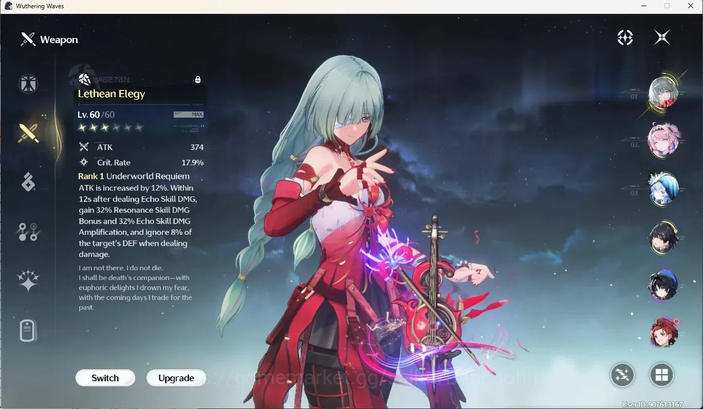 Wuthering Waves Accounts SEA|UL 49|Rank 5|3 Char Limited [(PhrolovaR3,Denia image 4