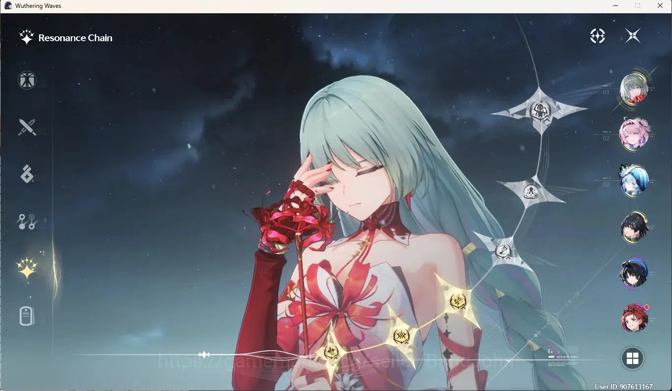 Wuthering Waves Accounts SEA|UL 49|Rank 5|3 Char Limited [(PhrolovaR3,Denia image 5