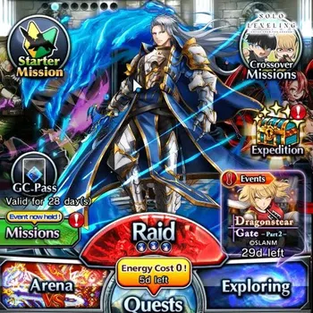 Grand Summoners Accounts End-Game Global|Rank 21|65 cc|3 Ascend + 1 TW| Choi Jong-In+True Weapon, War Hero Fen, Sainted Garb