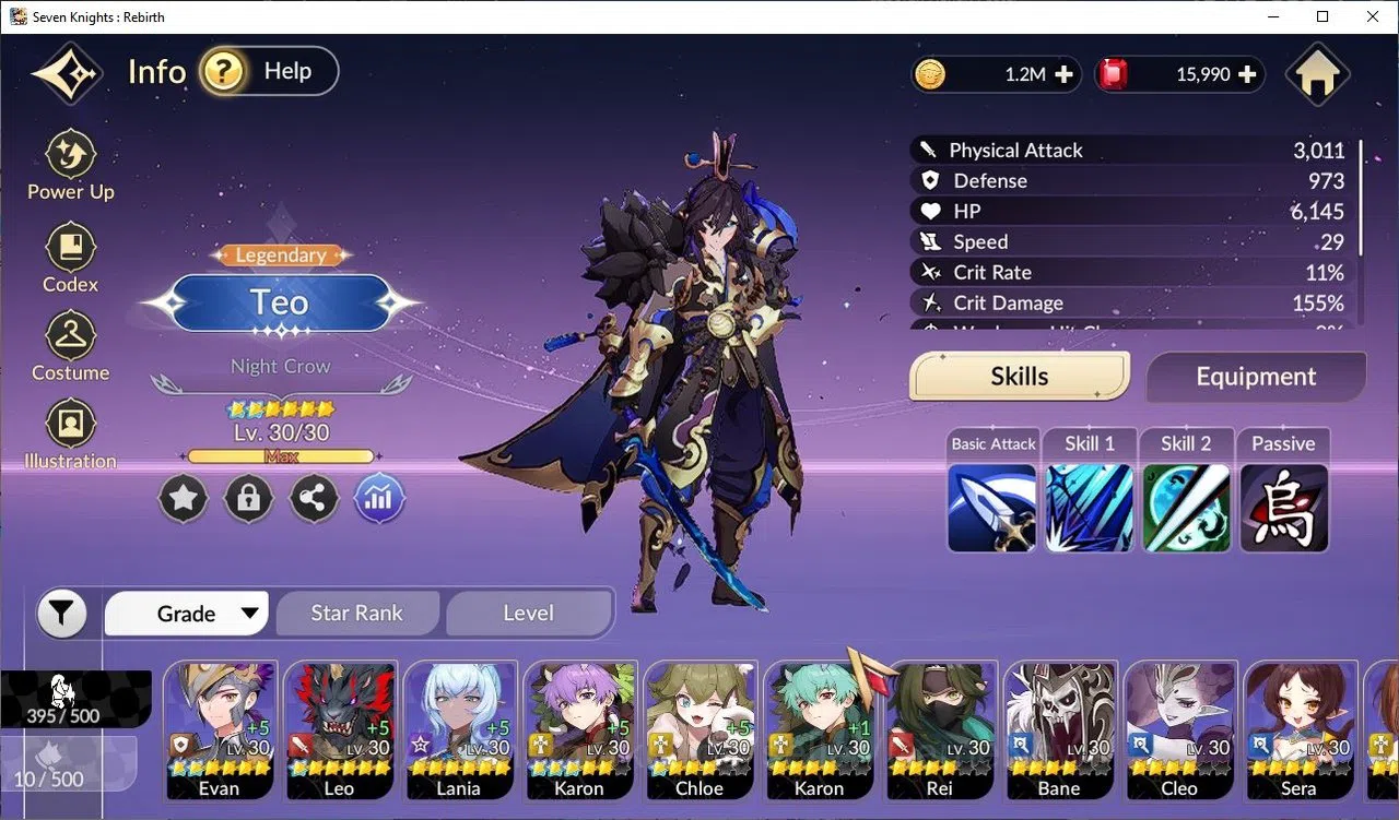 Seven Knights Re:Birth Accounts [Re:BIRTH] Global3000xxx|8 Legendary + 15K Ruby|Te image 2