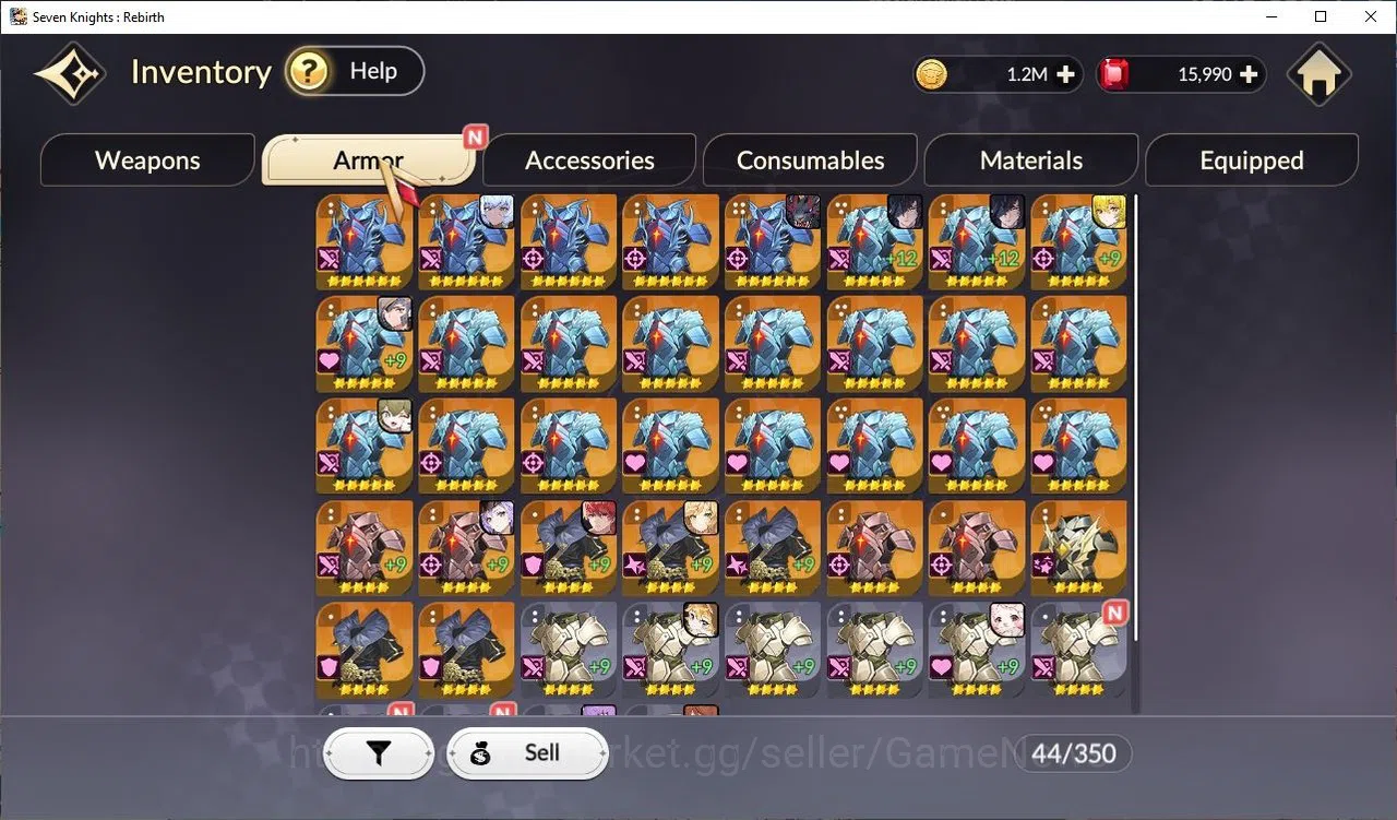 Seven Knights Re:Birth Accounts [Re:BIRTH] Global3000xxx|8 Legendary + 15K Ruby|Te image 6