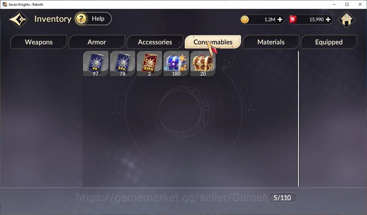 Seven Knights Re:Birth Accounts [Re:BIRTH] Global3000xxx|8 Legendary + 15K Ruby|Te image 7