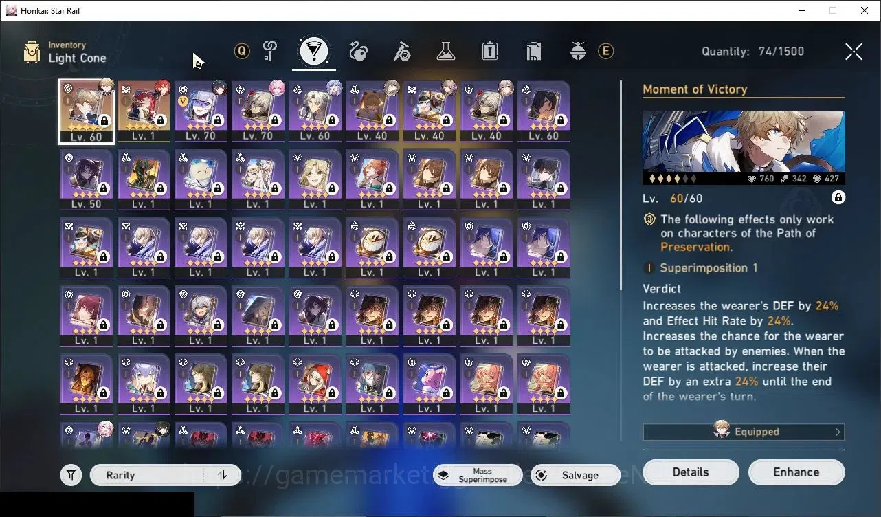 Honkai Star Rail Accounts Others Asia|TL 61|4 Limited|Mortenax Blade E1,Cyrene,Robin,Yunli|3 Standard|Female 6