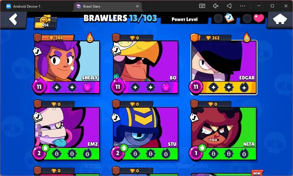 Brawl Stars Accounts Global | 656 Thropy|13 Brawler|2 Max Lv Hypercharg image 5