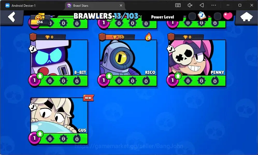 Brawl Stars Accounts Global | 656 Thropy|13 Brawler|2 Max Lv Hypercharg image 7
