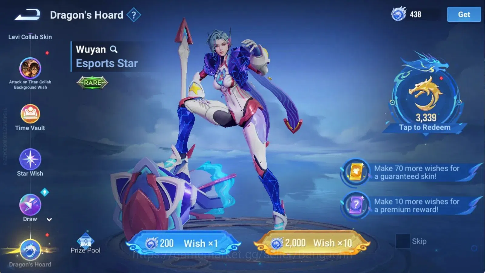 Honor of Kings Accounts Global | 112H 145S | LEGEND Yao, KIC Luna, STELLAR image 14