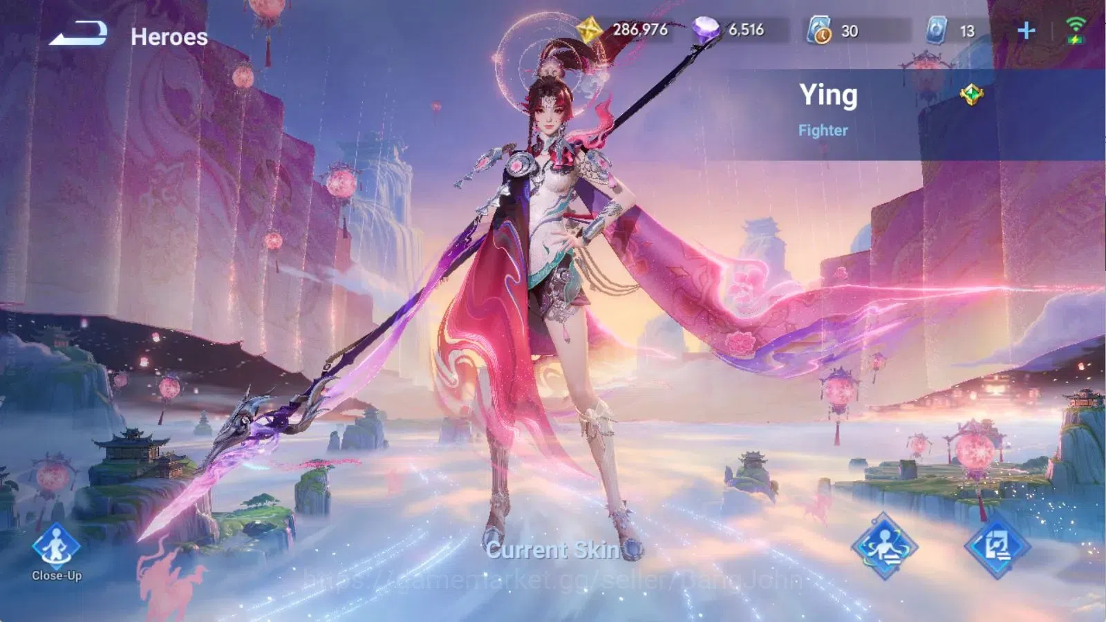 Honor of Kings Accounts Global | 112H 145S | LEGEND Yao, KIC Luna, STELLAR image 8