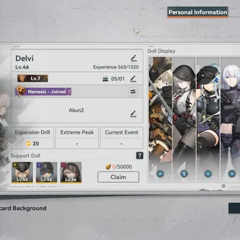 Girls' Frontline 2: Exilium Accounts GLOBAL |Lv 46|10 SSR Doll,OTs-14,Voymastina Sign|SAP x80,20K Collapse Piece(Ready