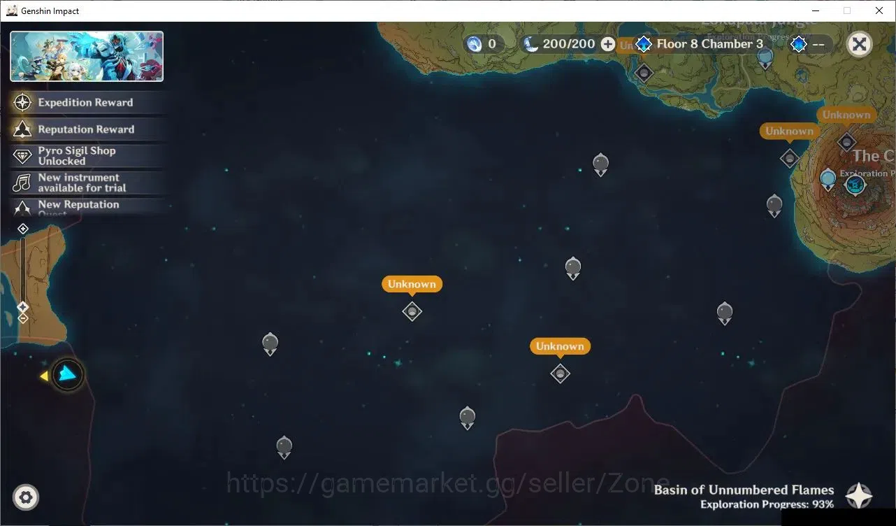 Genshin Impact Accounts Others ASIA|AR 54|5 Limited+1(*5Wpn)|PremTeam Nefer(Nefer, Lauma, Columbina, Yelan, Flins)|Low 11