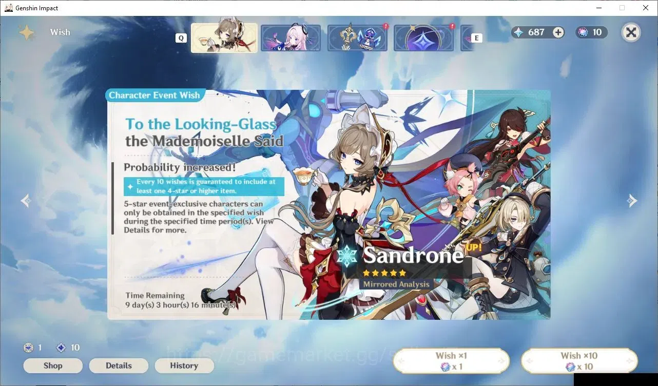 Genshin Impact Accounts Others ASIA|AR 54|5 Limited+1(*5Wpn)|PremTeam Nefer(Nefer, Lauma, Columbina, Yelan, Flins)|Low 9