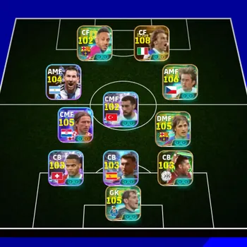 eFootball Accounts High-End Android|PW 3204|BIGT Delpiero,Epic Casillas Rijkaard Ribery Raul,Shwt Modric Kubo Doue|Coach
