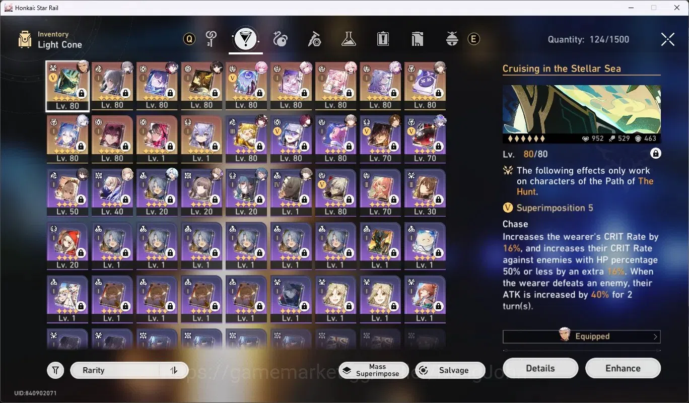 Honkai Star Rail Accounts ASIA|TL 70|15(Castorice,Hyacine,Evernight,YaoGuang image 11