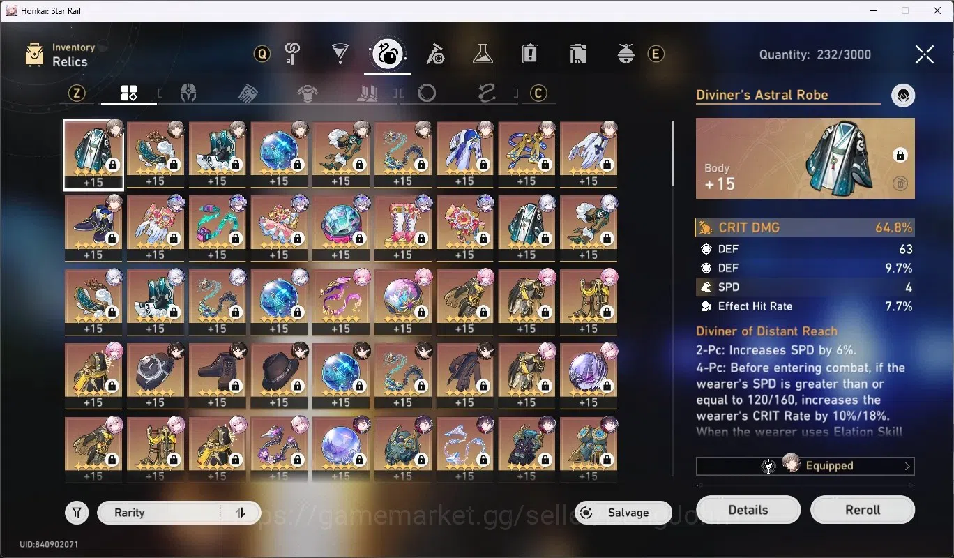 Honkai Star Rail Accounts ASIA|TL 70|15(Castorice,Hyacine,Evernight,YaoGuang image 12