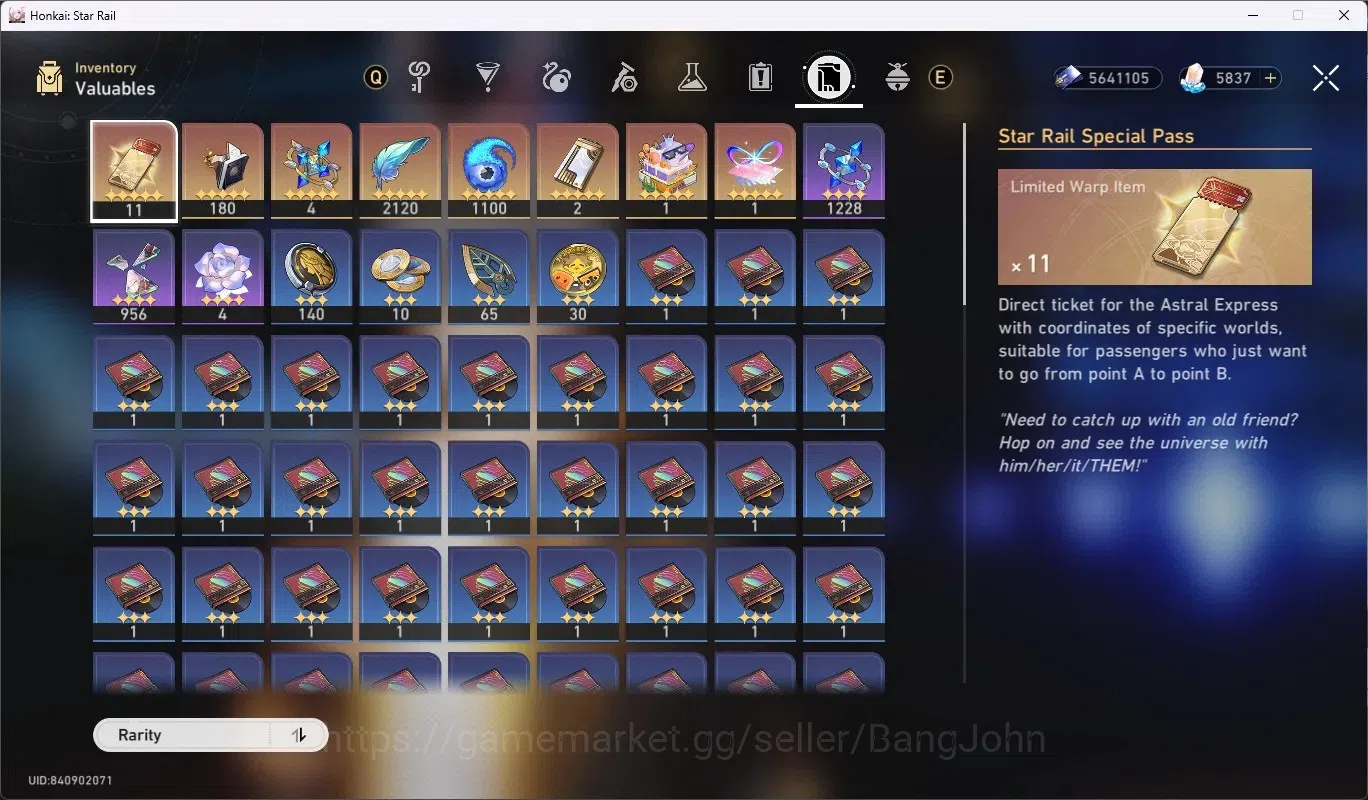 Honkai Star Rail Accounts ASIA|TL 70|15(Castorice,Hyacine,Evernight,YaoGuang image 16