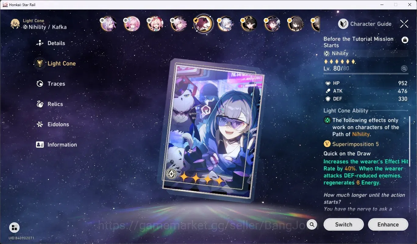 Honkai Star Rail Accounts ASIA|TL 70|15(Castorice,Hyacine,Evernight,YaoGuang image 6