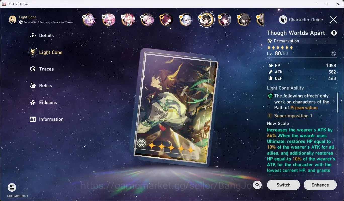 Honkai Star Rail Accounts ASIA|TL 70|15(Castorice,Hyacine,Evernight,YaoGuang image 8