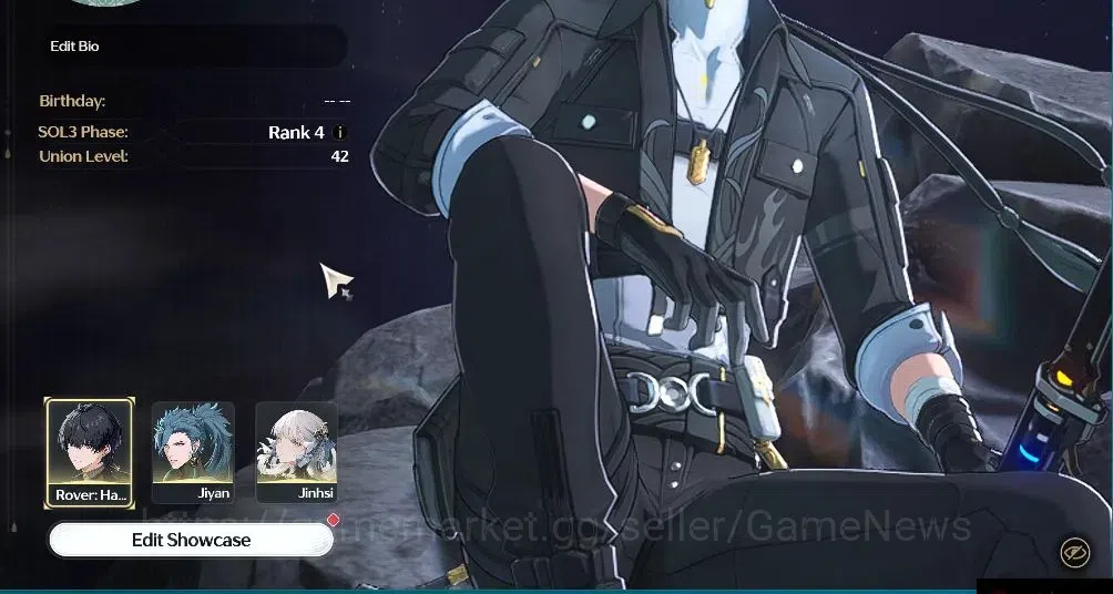 Wuthering Waves Accounts Others SEA|UL 42|3 Limited| Jinshi R1+Signature,Jiyan,Carlotta | Data Bank Lv 20 | MC Male | Log 1