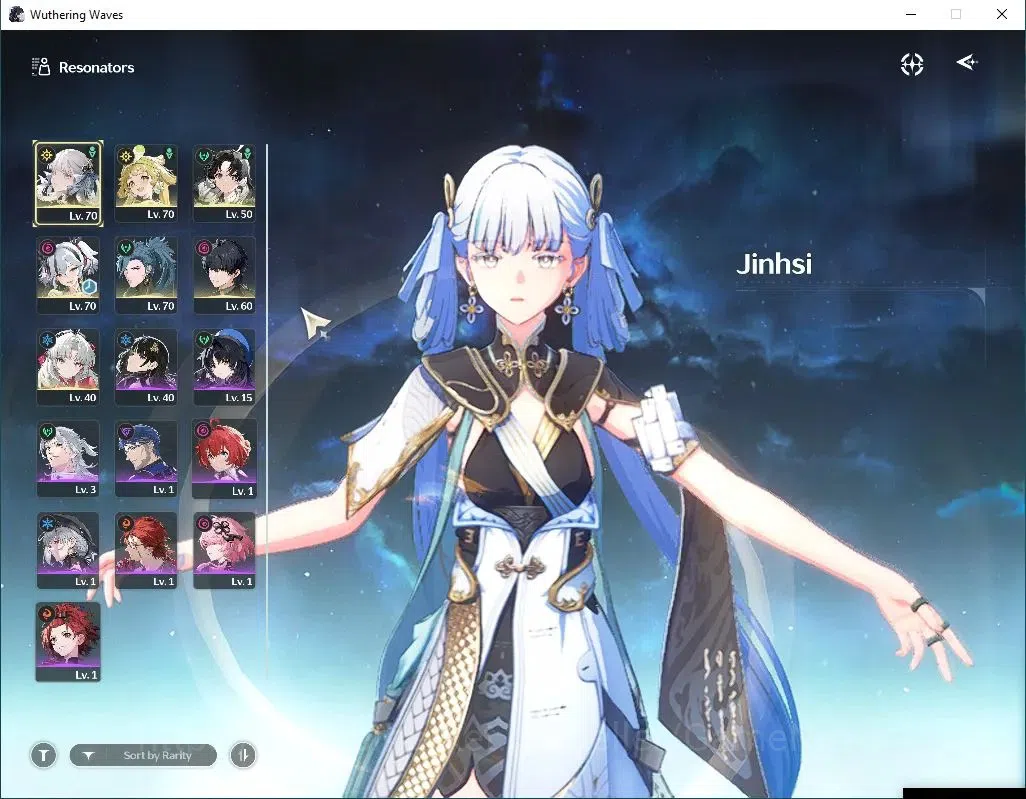 Wuthering Waves Accounts Others SEA|UL 42|3 Limited| Jinshi R1+Signature,Jiyan,Carlotta | Data Bank Lv 20 | MC Male | Log 2