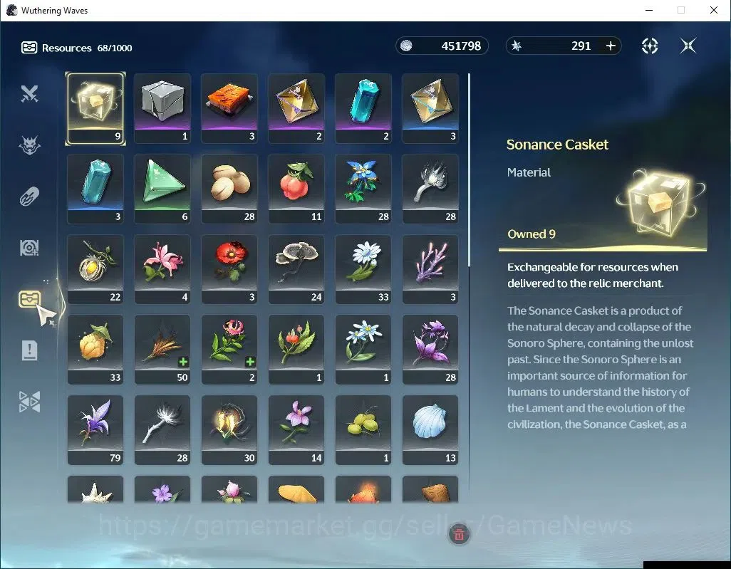 Wuthering Waves Accounts Others SEA|UL 42|3 Limited| Jinshi R1+Signature,Jiyan,Carlotta | Data Bank Lv 20 | MC Male | Log 8