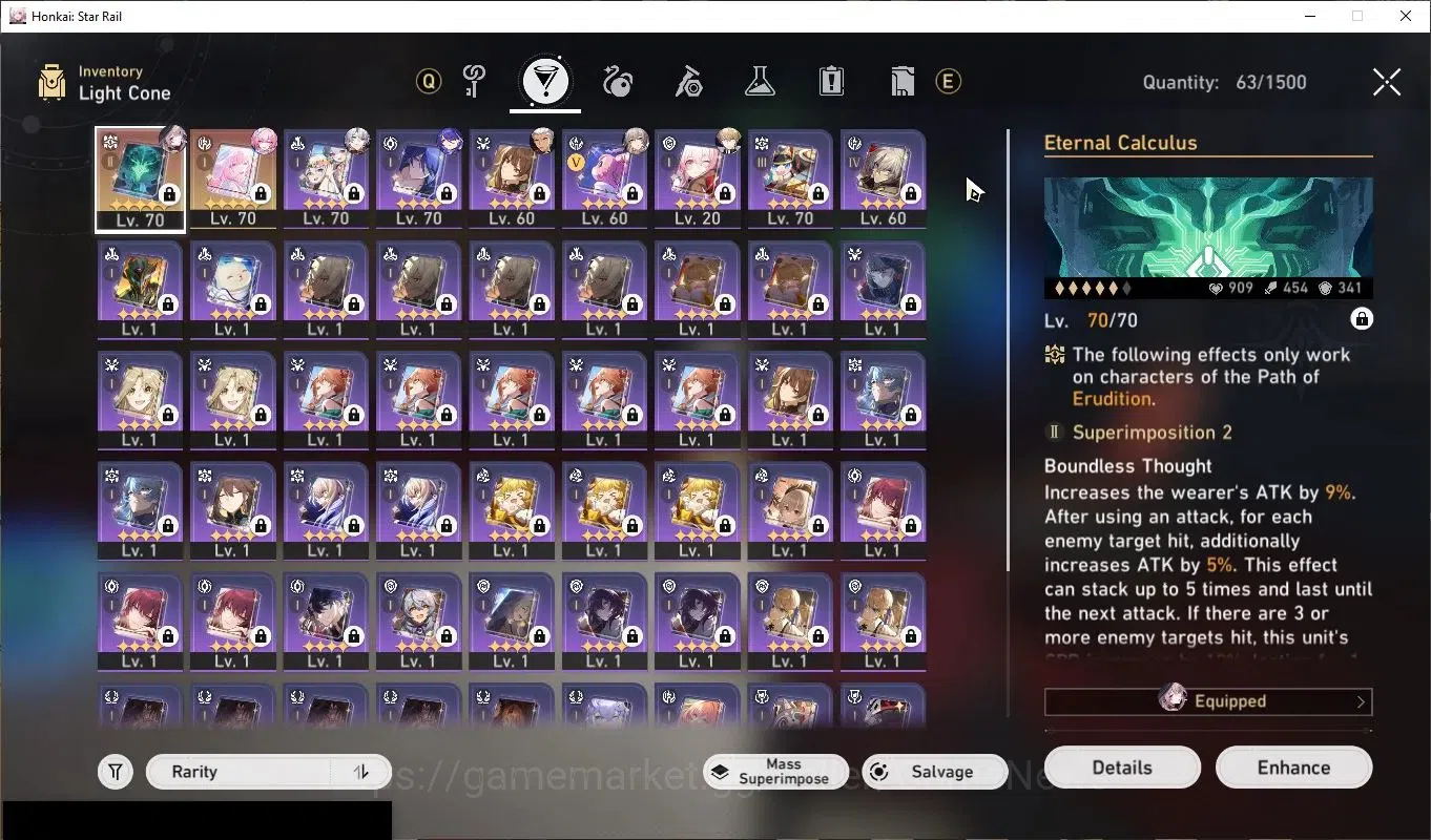 Honkai Star Rail Accounts Asia|TL 62|10 Limited|(Cyrene)+Sign The Herta,Hyac image 5