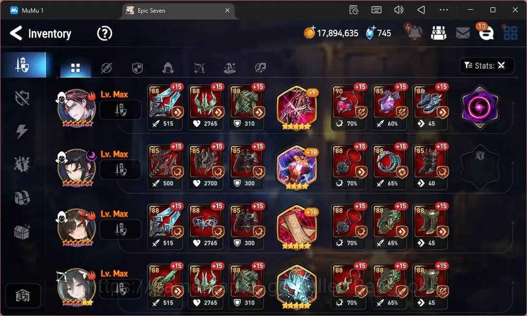 Epic Seven Accounts Limited Hero Global Unverif | 6 ML(LOT Scales, A Tywin, SOT Snow, C Pavel, A Vildred, H Lua)|PoH ON|SS 18