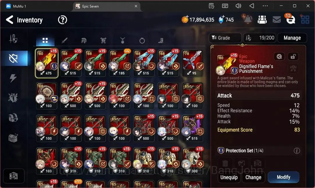 Epic Seven Accounts Limited Hero Global Unverif | 6 ML(LOT Scales, A Tywin, SOT Snow, C Pavel, A Vildred, H Lua)|PoH ON|SS 19