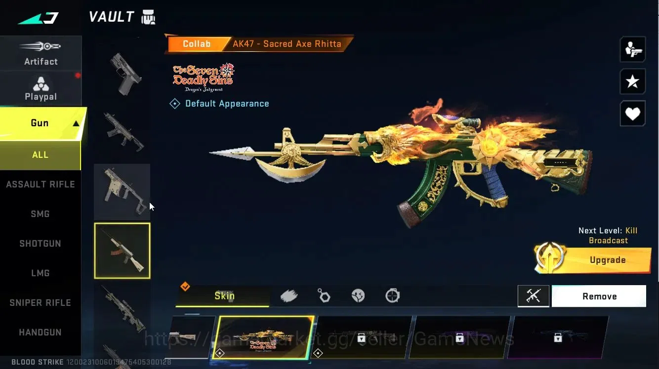 Blood Strike Accounts ASIA|Collab 7DS(AK47,M700-Elizabeth)+TR[MCX]|2 UL[ image 7