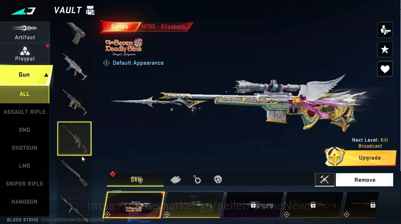 Blood Strike Accounts ASIA|Collab 7DS(AK47,M700-Elizabeth)+TR[MCX]|2 UL[ image 9