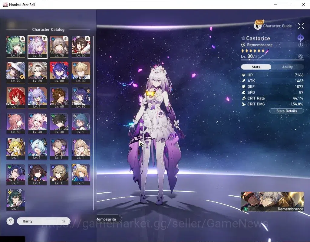 Honkai Star Rail Accounts EUROPE|TL 62|6 Limited|Castorice,Acheron,Firefly,T image 4
