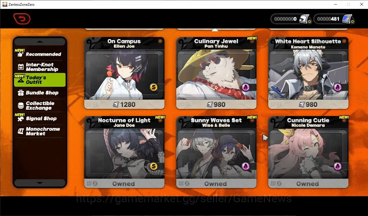 Zenless Zone Zero Accounts ASIA|Free HSR+GI|IK 57|9 Limited,2 Prem Team[(Miya image 14